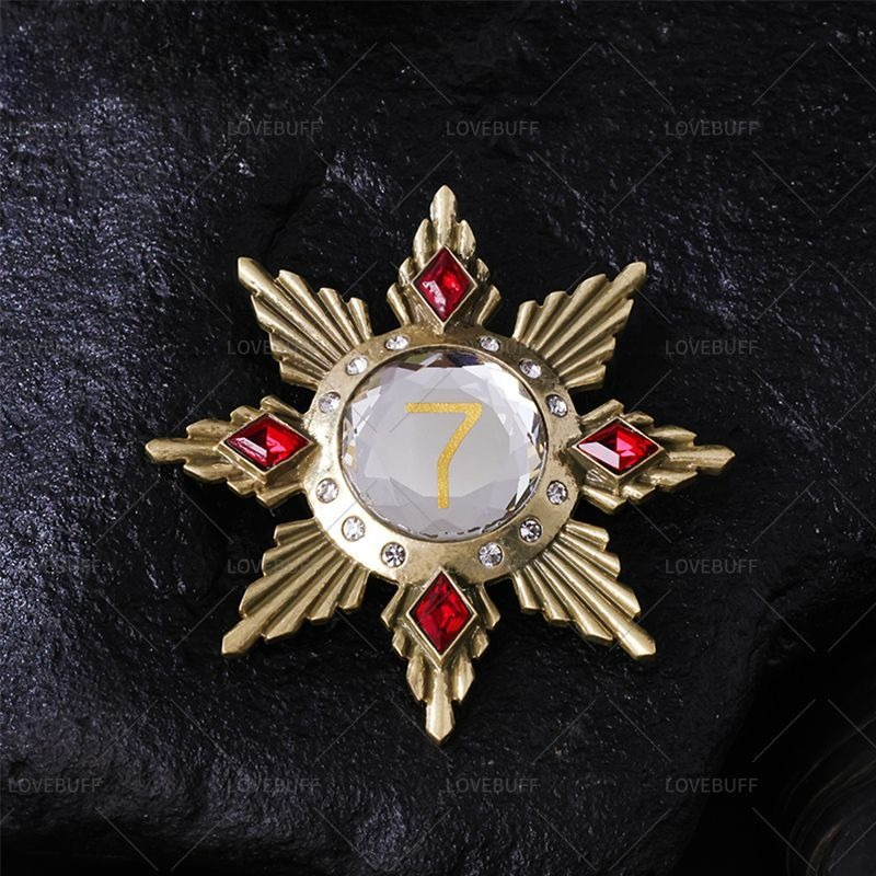 Vintage Collectible Clothing - Broche em Forma de Estrela Dourada