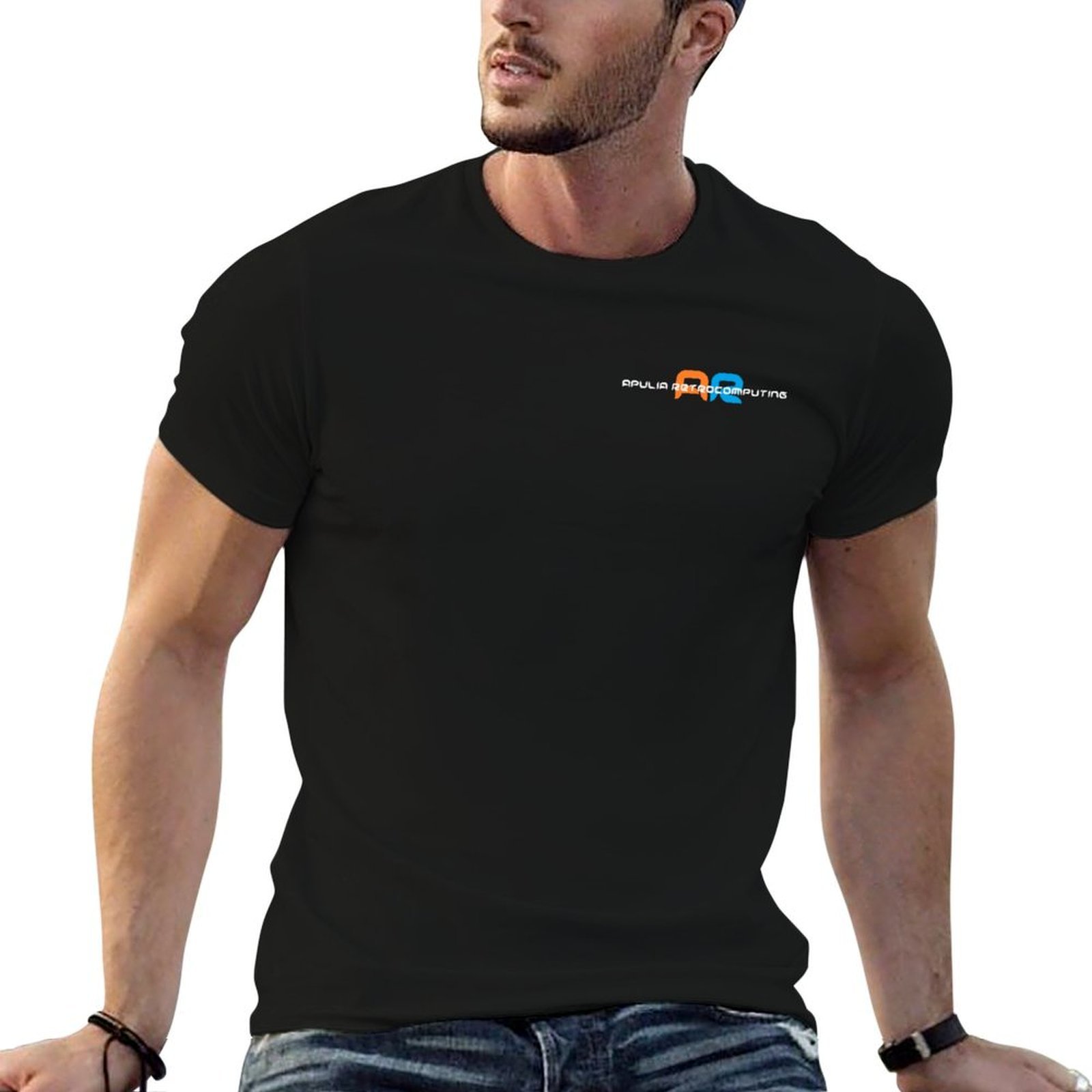 Vintage Collectible Clothing - Coleção Logo: Camiseta Preta, Roupas de