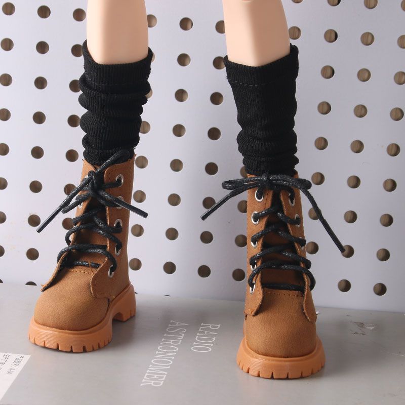 Vintage Collectible Shoes - Botas de combate vintage em camurça