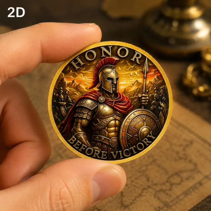 Moeda Comemorativa 2D de Guerr - Vintage Collectible Coins avaliação e preço
