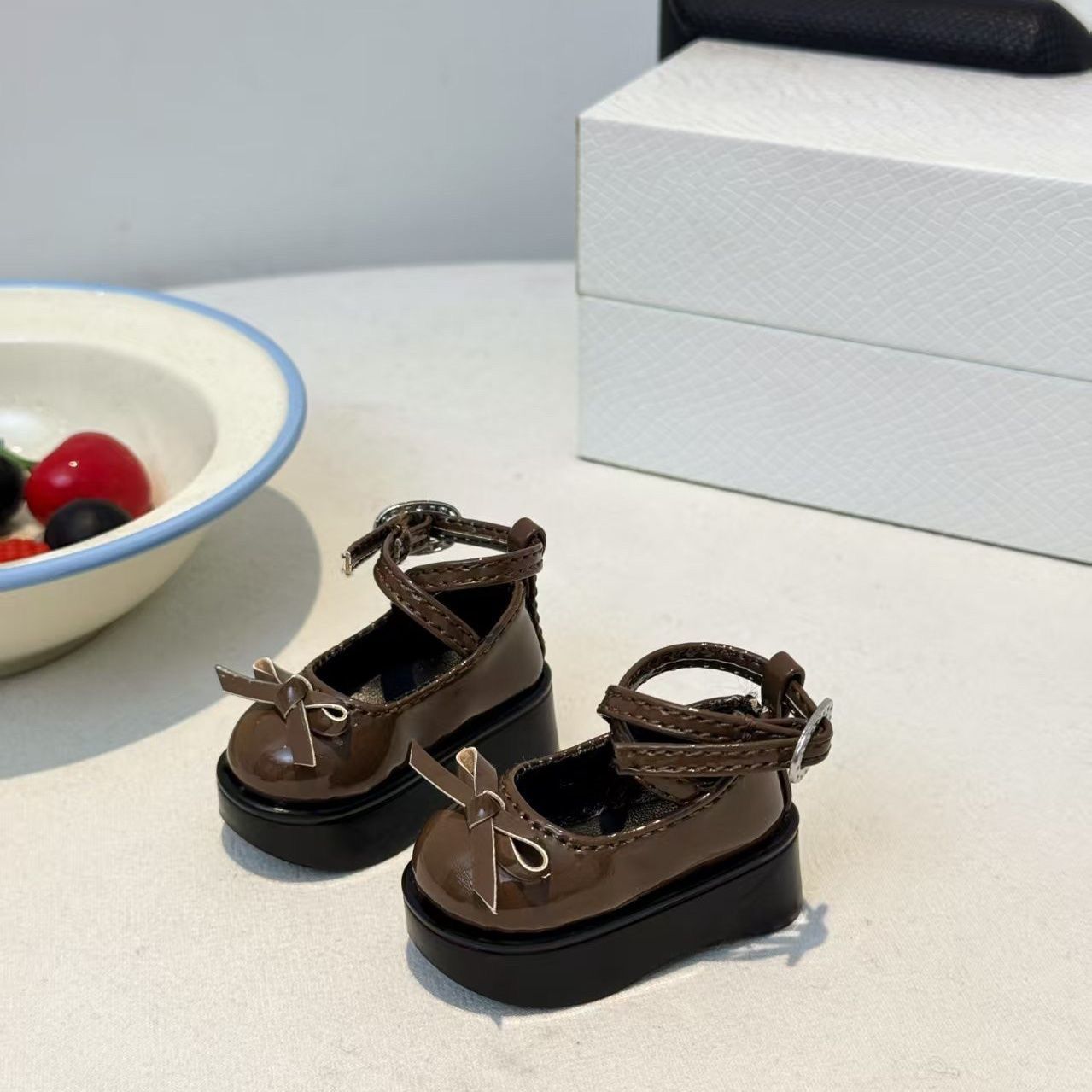 Sapatos de Boneca com Laço Mar - Vintage Collectible Shoes avaliação e preço