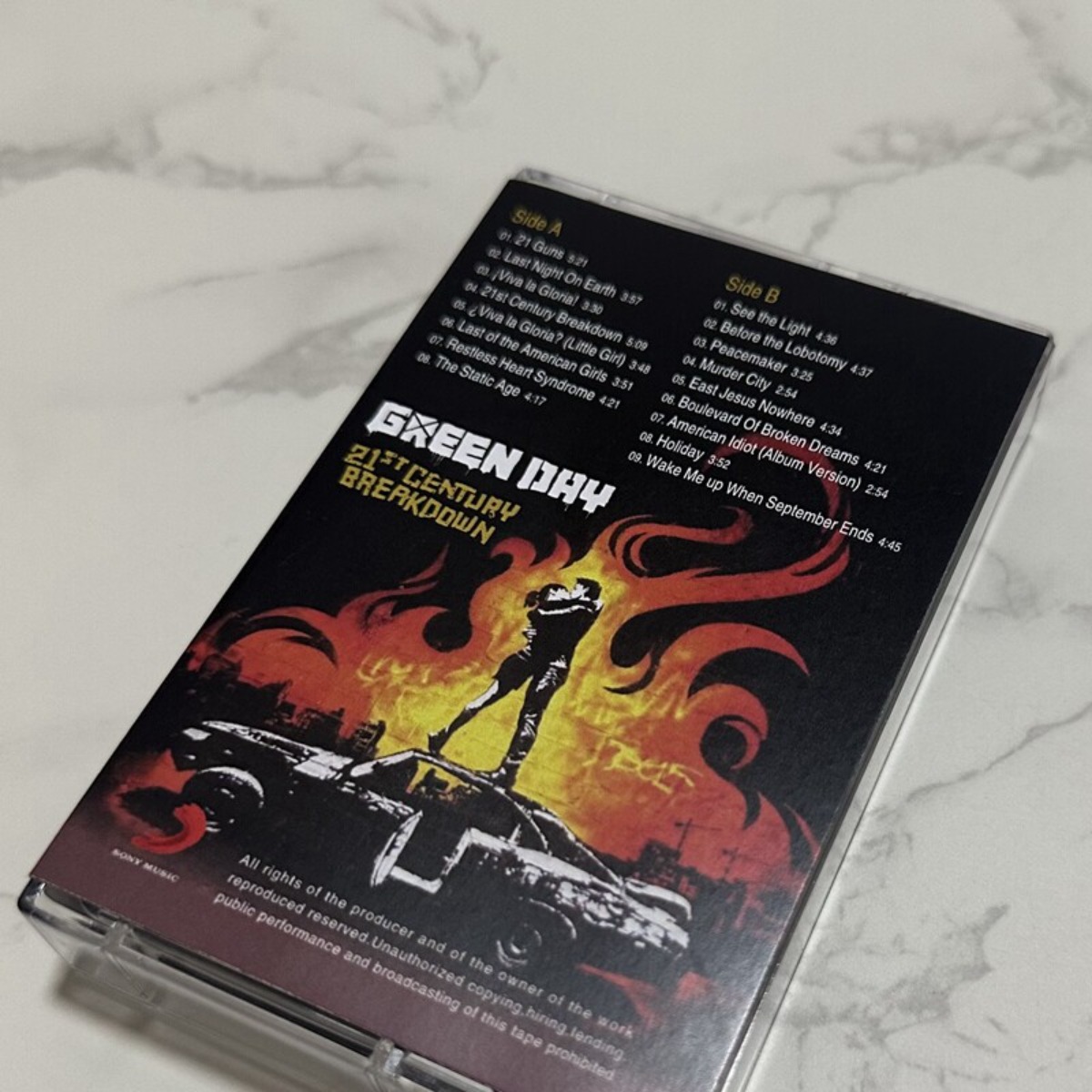 Cassete do Álbum Green Day 21s - Vintage Collectibles & More Llc Photos avaliação e preço
