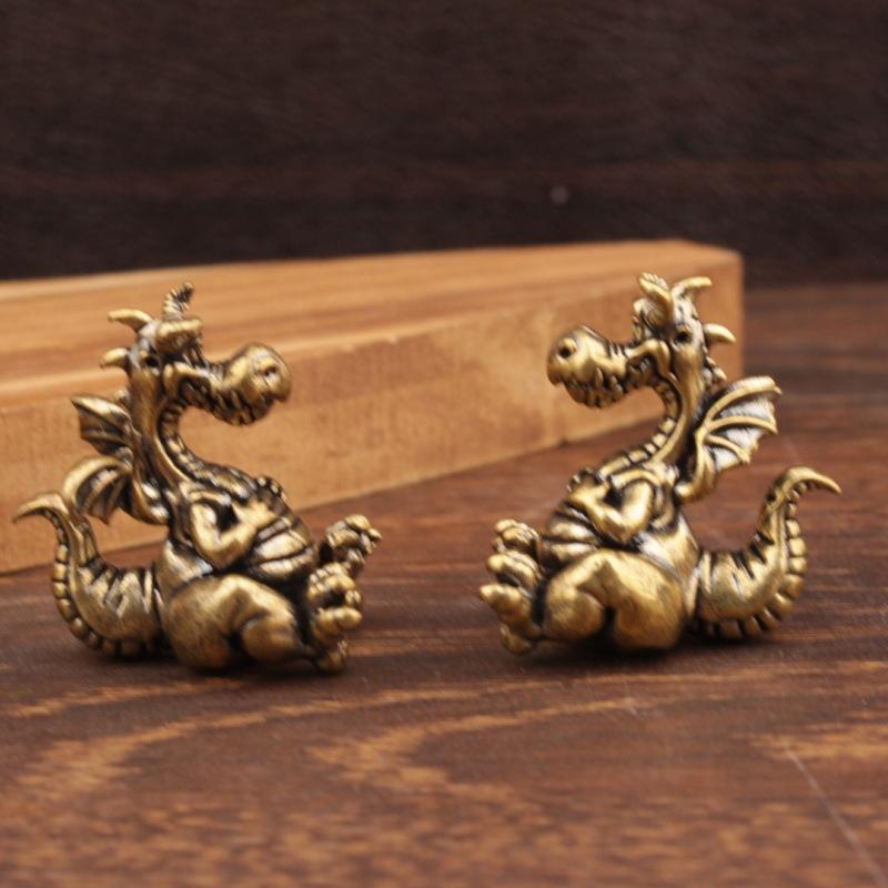 Figuras de Dragão de Latão Fof - Vintage Collectibles & More Llc Photos avaliação e preço