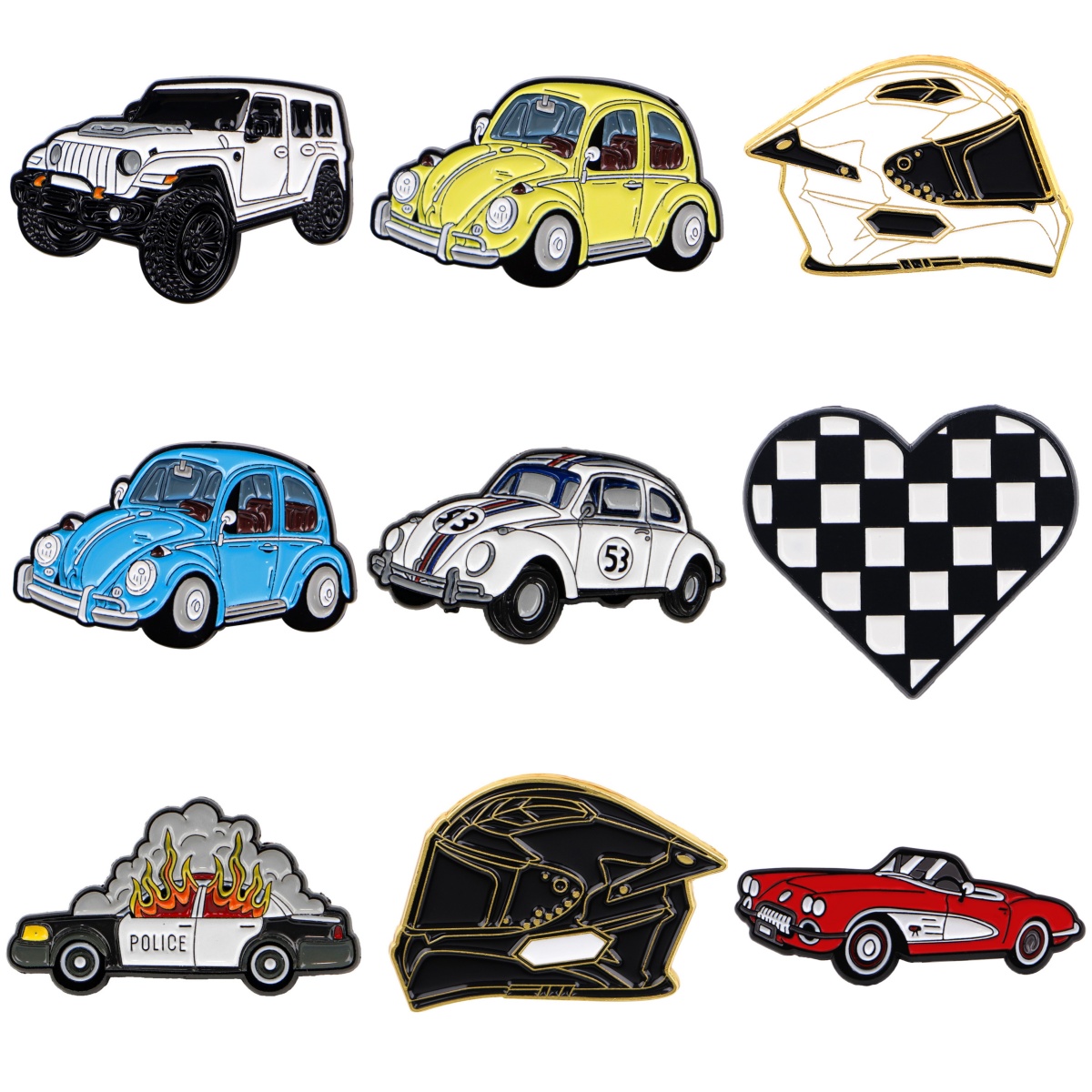 Broches de carro vintage para  - Vintage Collectible Clothing avaliação e preço