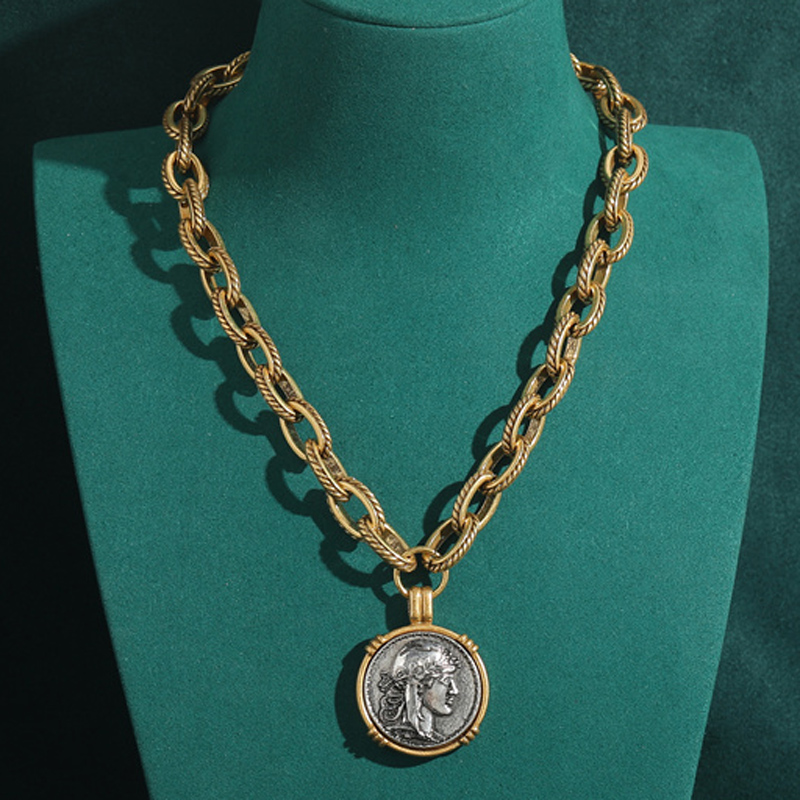 Gargantilhas vintage colar ant - Vintage Collectible Coins avaliação e preço